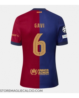 Barcelona Paez Gavi #6 Maglia Gara Casa Repliche 2024-25